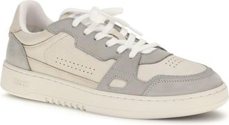 Axel Arigato Mens Sneakers Dice Lo Beige-Light Grey Calf Leather Trainers Beige/light