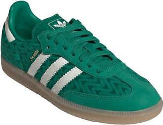 adidas Gender Inclusive Samba OG Sneaker in Green/Off White/Gold at Nordstrom, Size 10.5 Womens