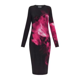 Versace Jeans Couture Dress with long sleeves - female - Versace Jeans Couture - Midi Dresses - Black - XS - Dresses