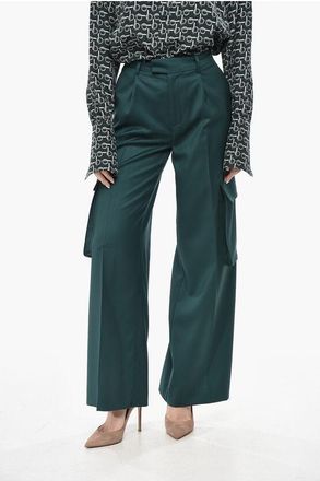 Amiri Wool Cargo Trousers with Single Pleat size 38