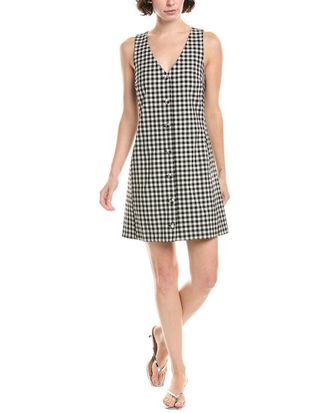 Madewell V-Neck Mini Wool-Blend Vest Dress