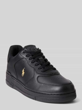 Polo Ralph Lauren Sneaker aus echtem Leder in Black, Gr&ouml;&szlig;e 40