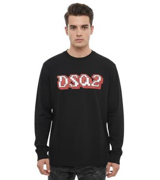 Dsquared2 Black Logo Crew Neck T-Shirt