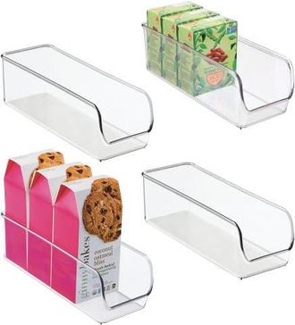 Linus Narrow Pantry Bin for Kitchen or Cabinet Storage - Set of 4 - Clear at Nordstrom
