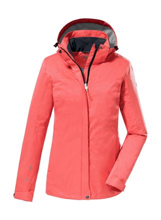 Killtec Outdoorjacke KILLTEC KOS 133 WMN JCKT, Damen, Gr. 36, orange (koralle), Obermaterial: 100% Polyester;Futter: 100% Polyester, Jacken Outdoorjacke, Wass