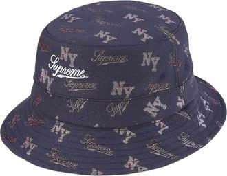 SUPREME SS26 Monogram Crusher Navy SUP-SS26-1066-NVY