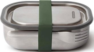 black+blum Multifunktionelle Edelstahl Lunch-Box Blum 600 ml - Olive