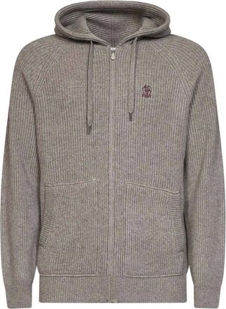 Brunello Cucinelli Hombre, Jerseys, Gris, Talla: XL