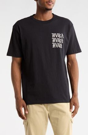 Rvca Iron On Graphic T-Shirt in Black at Nordstrom Rack, Size Xx-Large