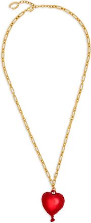 Oscar De La Renta Collana con pendente Heart Balloon - Oro