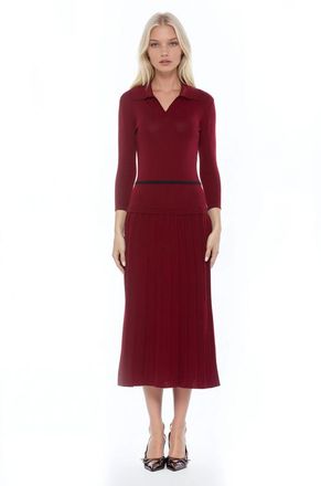Alexia Admor Sable Dress in Burgundy at Nordstrom, Size X-Small