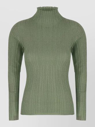 Fabiana Filippi viscose blend sweater long sleeves mock neck