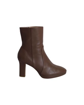 Stuart Weitzman Pre-owned Womens Rosalind 90 Platform Ankle Boots in Brown Leather - Size EU 36