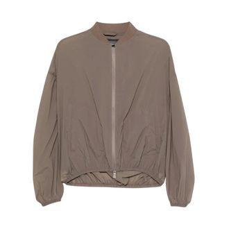Herno Bomber in poliammide - - Jackets - Donna - Marrone - M