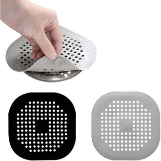 OEM 2 Protectores De Desag&uuml;e De Silicona, Filtro De Fregadero Con Ventosa Para Cabello En Ba&ntilde;era, Ducha, Desag&uuml;e, Cocina, Ba&ntilde;o, Lavadero - Crezuo