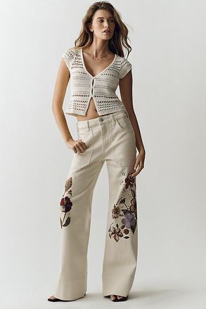 Pilcro Rylan High-Rise Relaxed Flared Jeans