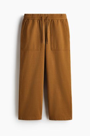 H&M Joggpants aus Baumwolle in Relaxed Fit - Beige