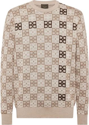 Billionaire Boys Club Round-neck Truien - Heren - Ronde hals truien - Beige - L - Truien & Vesten