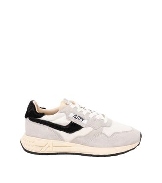 Autry Grey Logo Windspin Low Sneakers