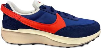 Nike waffle running trainers - women - Polyester/Fabric/Rubber - 6.5 - Blue
