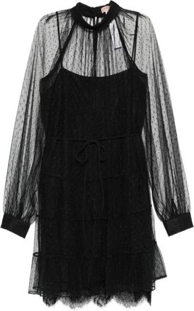 Twinset Twin-set Kleedjes - Dames - Korte kleedjes - Zwart - S - Kleedjes