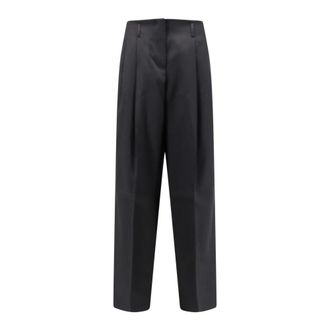 Golden Goose Pantaloni in gabardine di lana - - Trousers - Donna - Nero - M