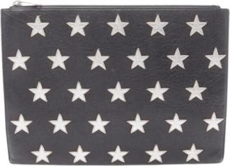 Saint Laurent Pre-owned Clutches, female, Black, Size: ONE SIZE Pre-owned Leather Clutch