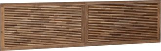 vidaXL Cabecero De Cama Natural Madera De Teca Maciza Vidaxl