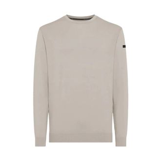Roberto Ricci Design Sweatshirts, male, Beige, Size: XL Maxell Round Knit
