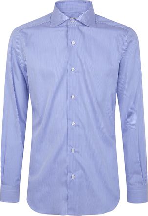 Barba Classic Cotton Twill Stright Bacchetta Shirt