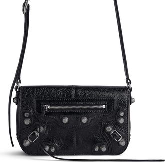 Balenciaga Le Cagole Mini Flap Bag Black 781911210KR1000