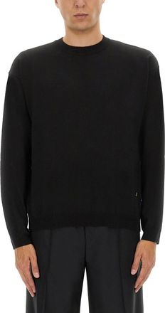 Moschino Black Crew Neck Sweater