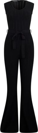 Alberta Ferretti Elegante mouwloze jumpsuit - Dames - Jumpsuits - Zwart - 2XS - Jumpsuits & Playsuits