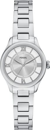 Fossil Gilmore Bracelet Watch, 28mm in Silver at Nordstrom