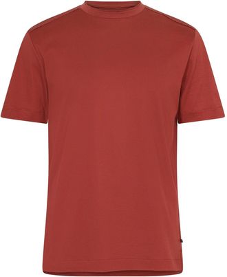 HUGO BOSS Mens Tiburt 365 10260031 01 T-Shirt in Open Brown - Size Medium