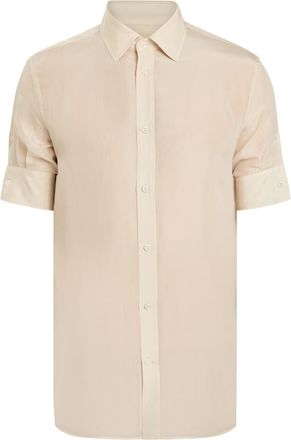 Maison Margiela Silk Shirt - Sand - 48 (IT48 / M)