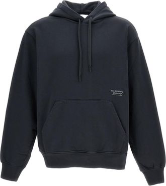 Pas Normal Studios Blue Off-Race Cotton Reflective Hoodie