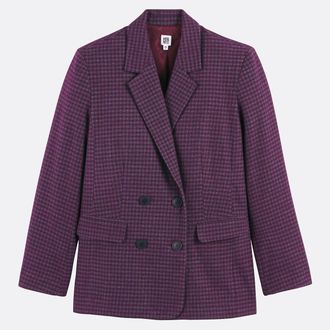 La Redoute Collections Lange blazer, oversized model, geruit