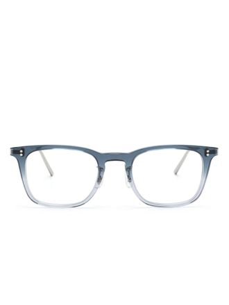 Oliver Peoples Loftin glasses - unisex - Acetate/Titanium - 49 - Silver