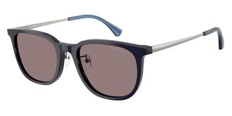 Emporio Armani EA4286D Asian Fit 53587N Mens Sunglasses Blue Size 55
