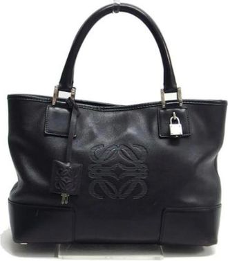 Loewe Tweedehands leren handtassen - Dames - Vintage Handtas - Zwart - ONE Size - Vintage