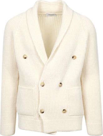 Gran Sasso Heren, Truien, Beige, Maat: L Wol