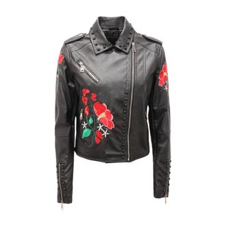 Mangano Dames, Jassen, Zwart, Maat: M