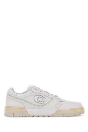 Coach White Synthetic Leather Sneakers