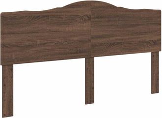 vidaXL Cabecero Roble Marr&oacute;n 200 Cm Madera Contrachapada Vidaxl