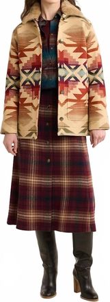 Pendleton Brownsville Coat In Stillwater Tan