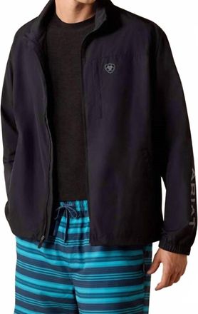Ariat Logo Performance Windbreaker Jacket In Black