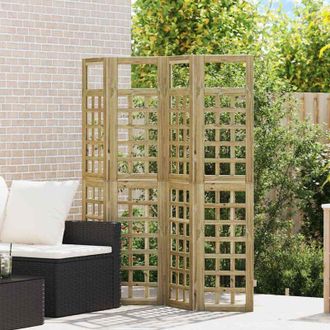 vidaXL Pantalla De Privacidad Marr&oacute;n 160 X 180 Cm Pino Impregnado Vidaxl