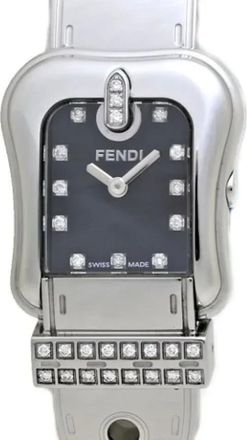 Fendi Pre-owned Watches, female, Black, Size: ONE SIZE Pre-owned Stainless Steel Watch