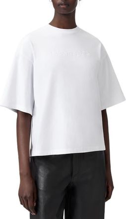 AllSaints Vision Amelie Graphic T-Shirt in Optic White at Nordstrom, Size X-Small